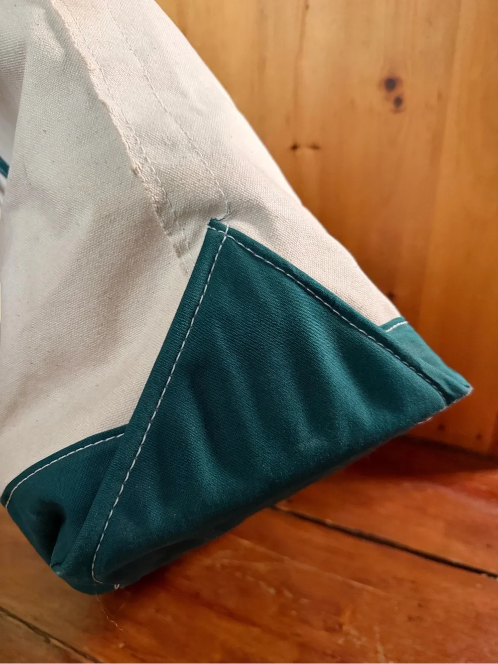 Vintage 80’s LL BEAN Boat and Tote green XL